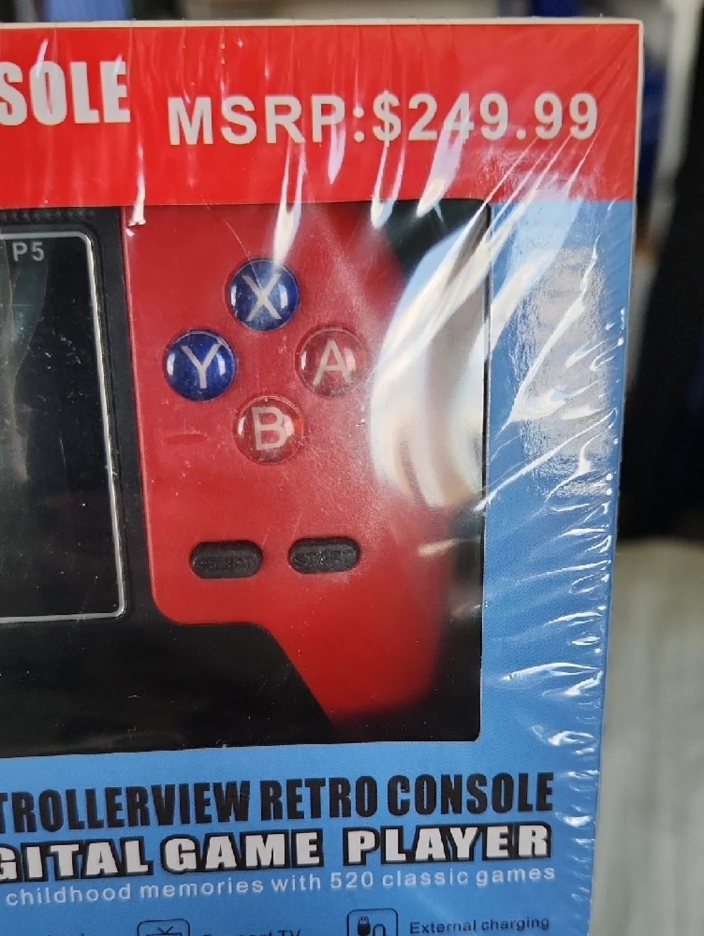 Retro Console Handheld - Red - Picture 5 of 6